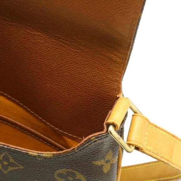 LOUIS VUITTON Black Monogram Shoulder Bag